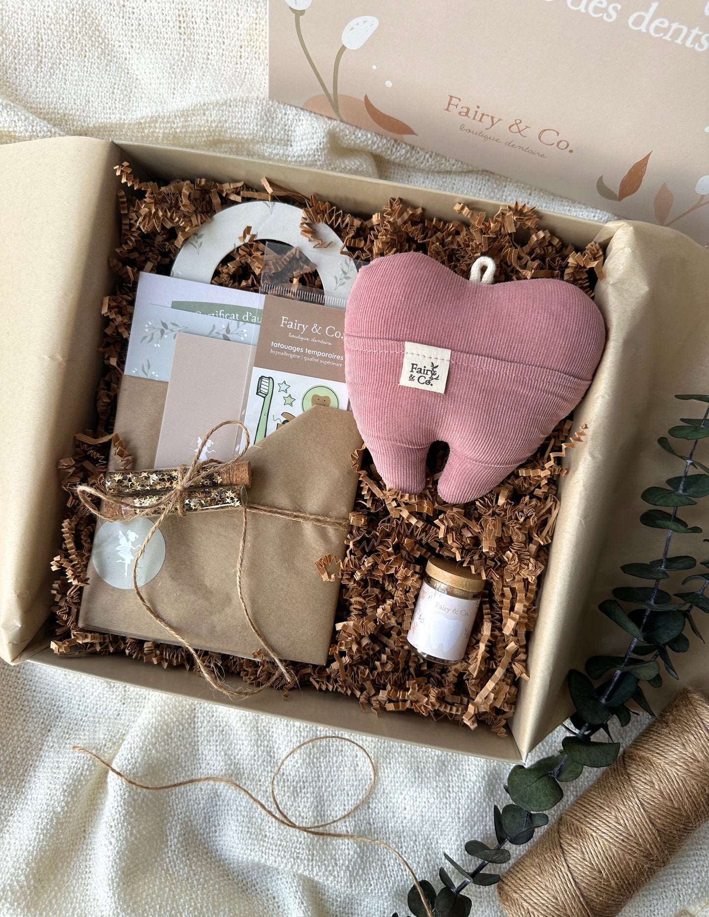 mon coffret de la fée des dents velours, sorbet