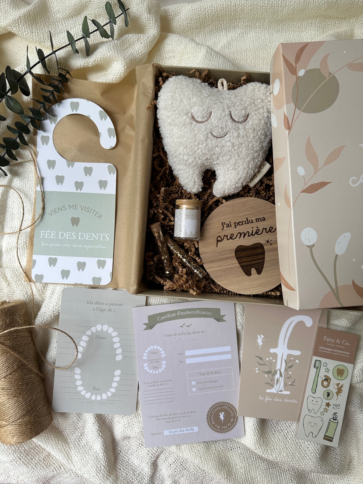 mon coffret Teddy, dents de lait