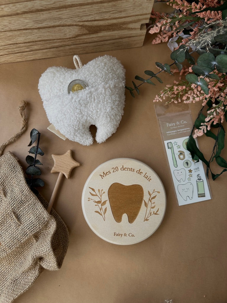 la boîte à dents de lait