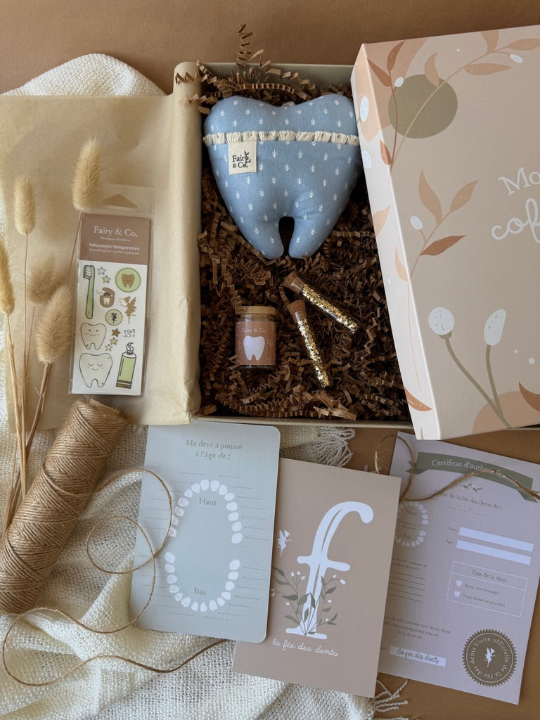 mon coffret de la fée des dents, azur