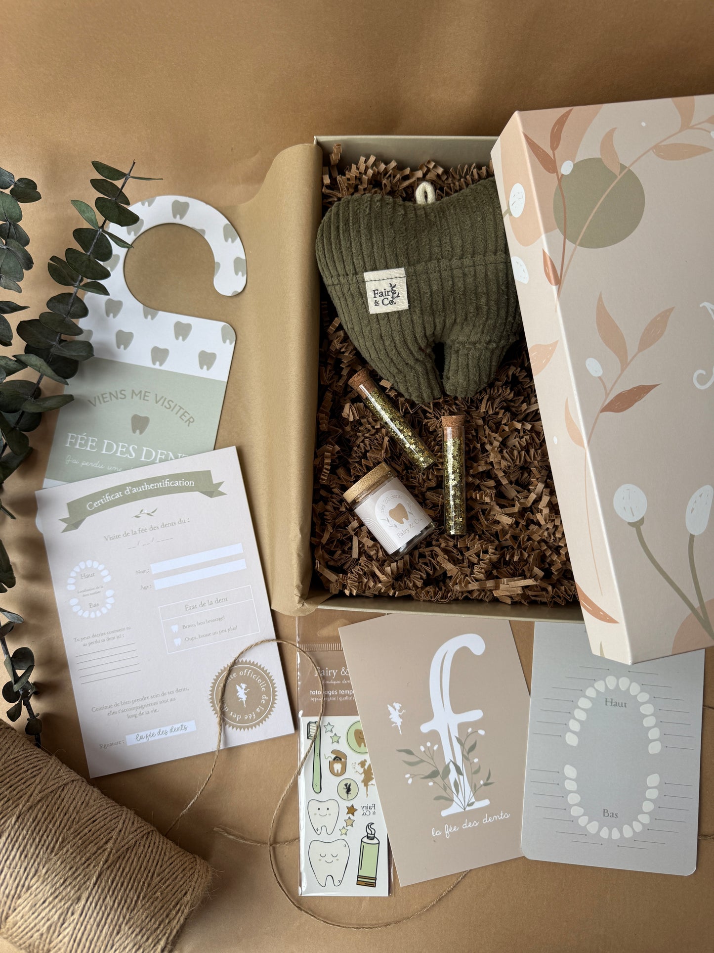 mon coffret de la fée des dents, kale