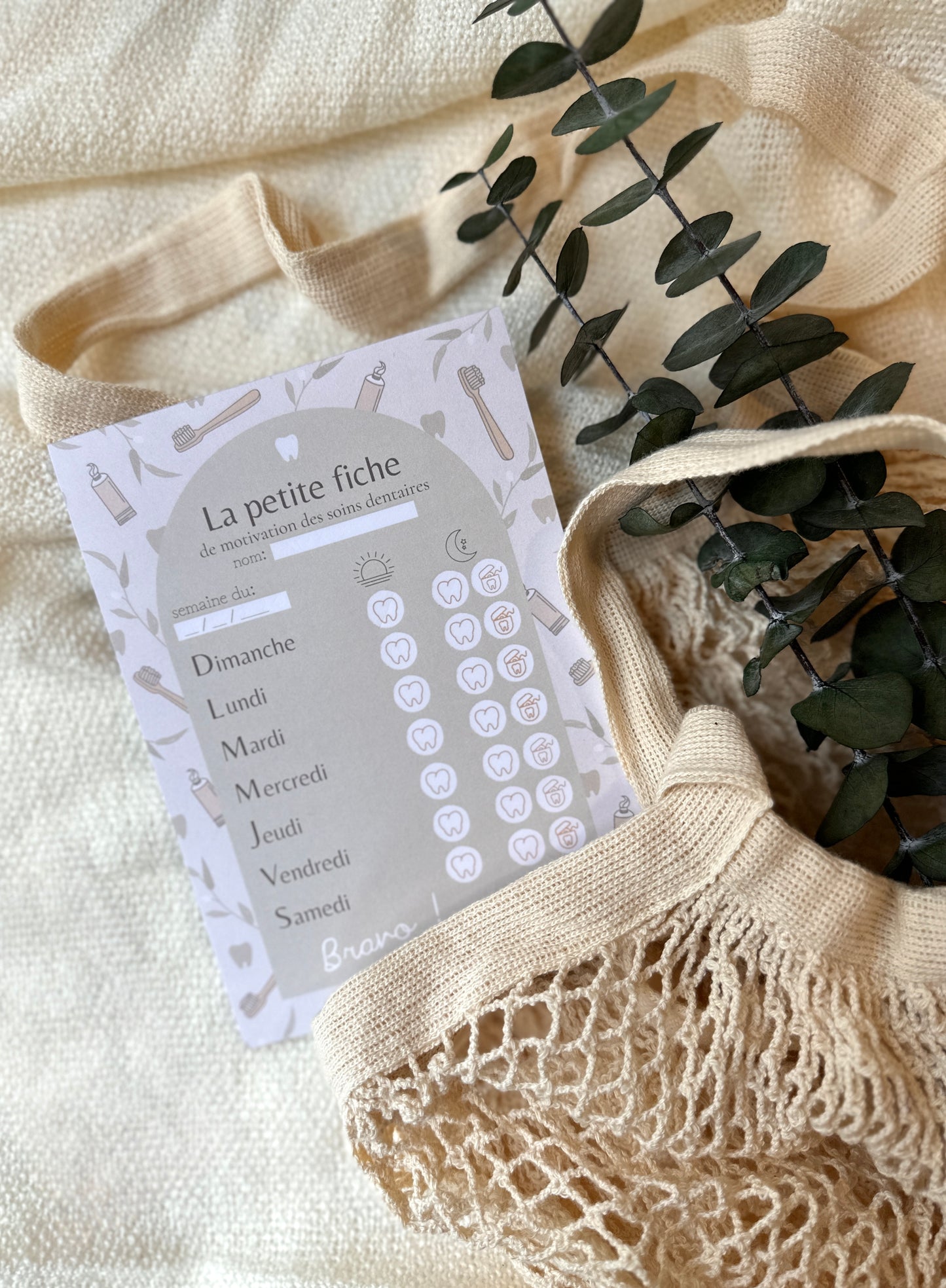 la petite fiche de motivation