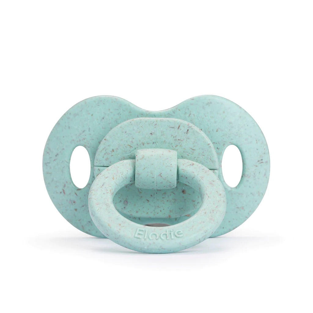 suce en bambou, tétine en silicone orthodontique, turquoise 3-18mois