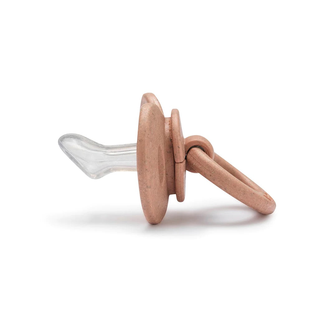 suce en bambou, tétine en silicone orthodontique NEWBORN, blushing pink