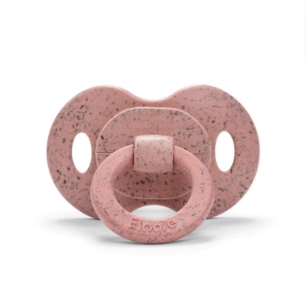 suce en bambou, tétine en silicone orthodontique , faded rose 3-18mois