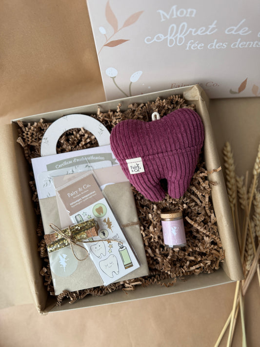 mon coffret de la fée des dents, aubergine