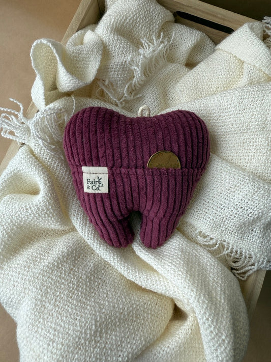 ma dent pochette, aubergine