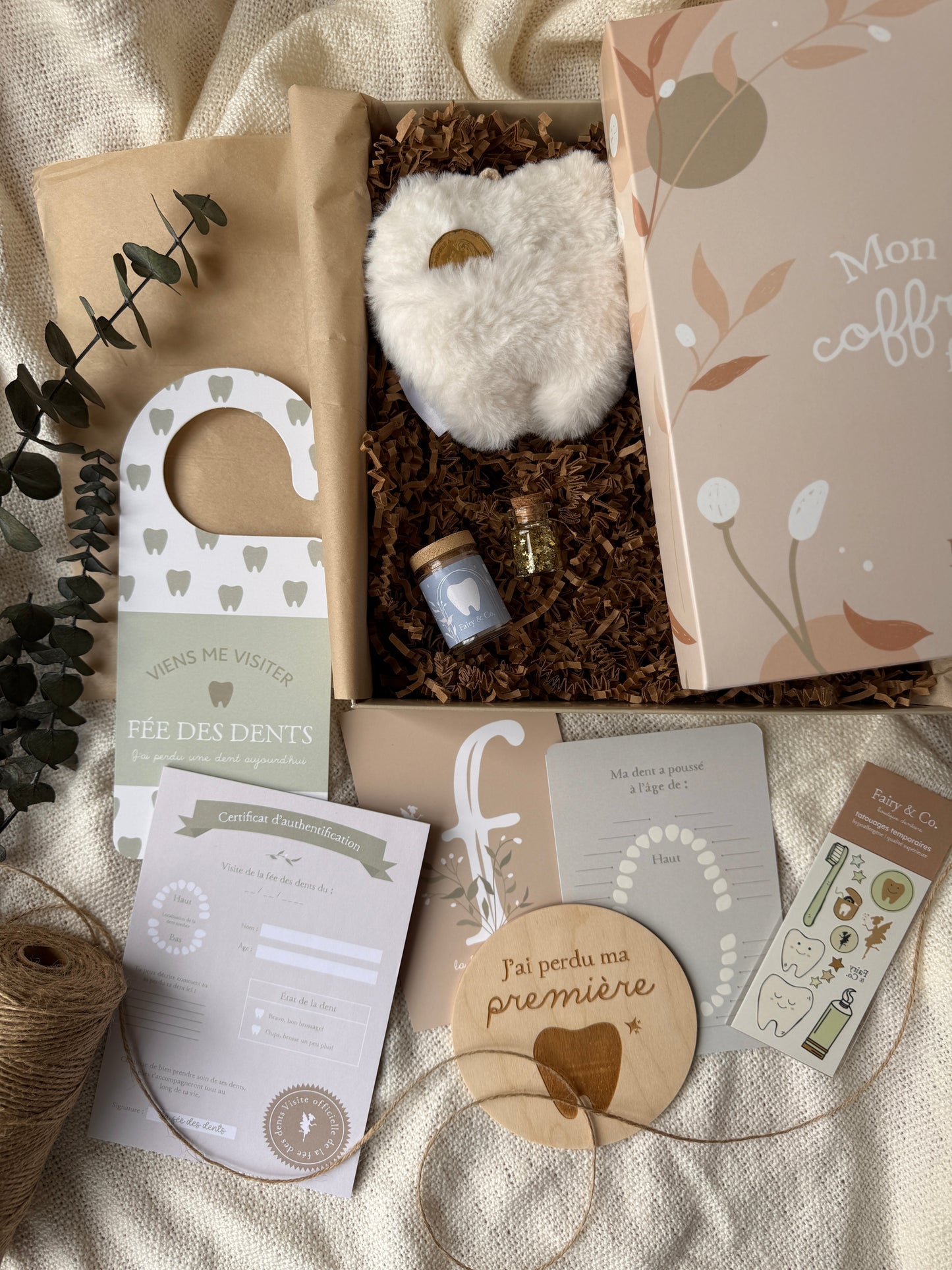 mon coffret de la fée des dents Molly, brume