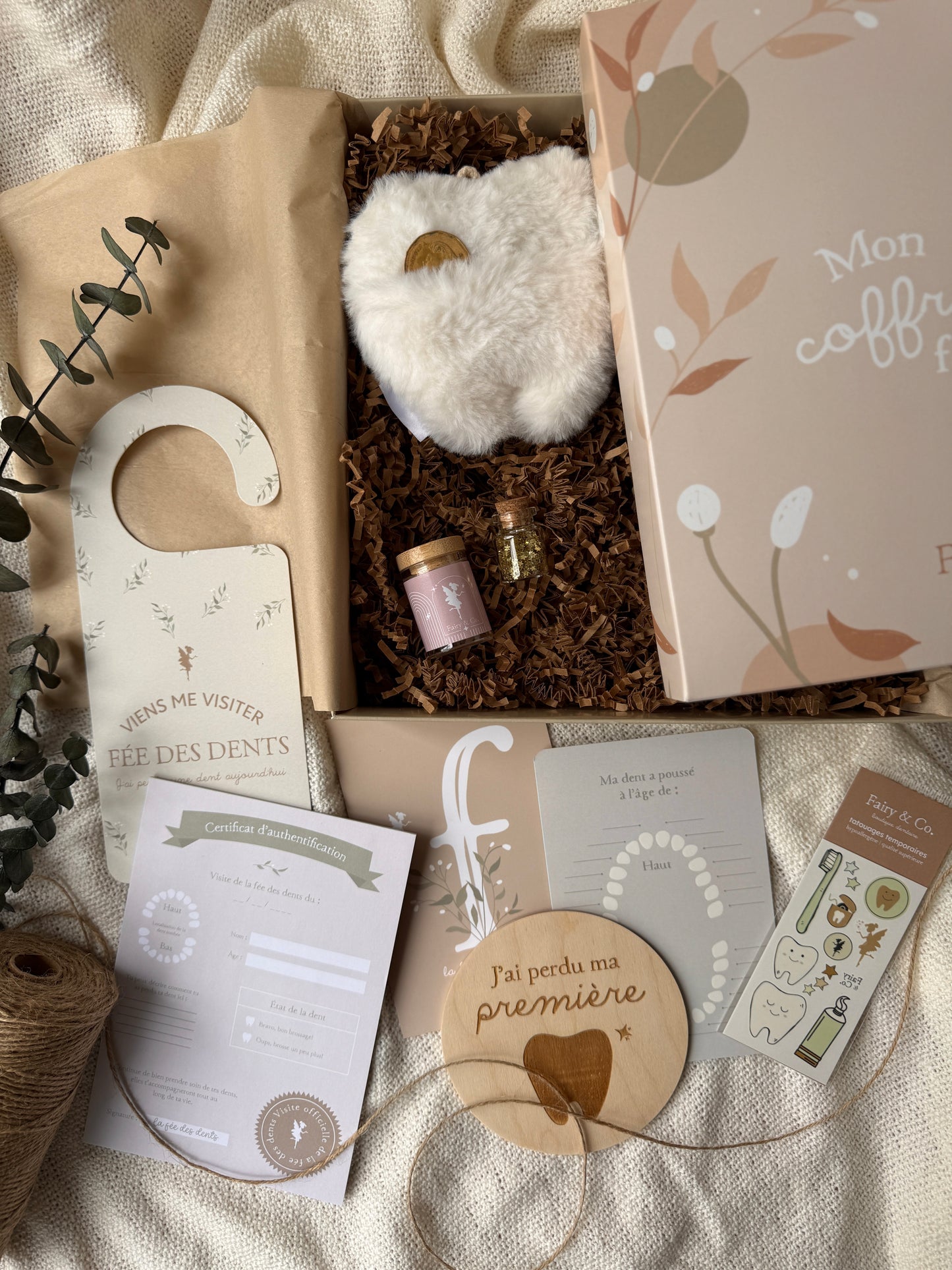 mon coffret de la fée des dents Molly, rubis